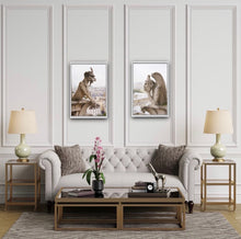 Load image into Gallery viewer, cathedral of Notre Dame de Paris Chimera Gargoyle rooftops photography wall art