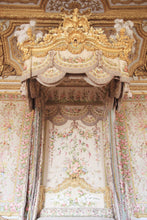 Load image into Gallery viewer, chambre de la Reine, Queen Marie Antoinette's bedroom in the Chateau of Versailles, Paris France. wall decor photography art