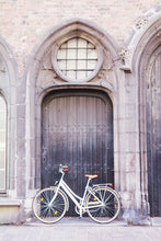 Load image into Gallery viewer, Bruges Belgium bicycle art photography wall art 
