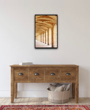 Load image into Gallery viewer, arched gallery at the place des vosges in the marais paris france. wall art photography
