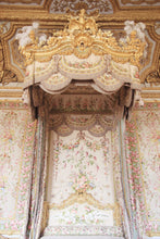 Load image into Gallery viewer, chambre de la Reine, Queen Marie Antoinette&#39;s bedroom in the Chateau of Versailles, Paris France. wall decor photography art
